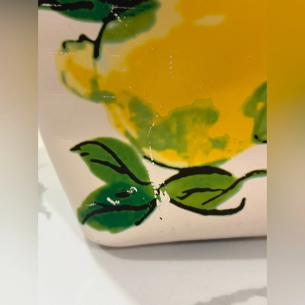 🌿♠️RARE🍋Kate Spade Lemon tote 🍋♠️🌿 - Picture 15 of 16